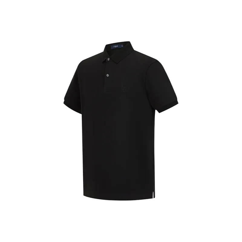 LONDA 1958 Polo Shirt Men's Black 50 Shopping Bag Included-3