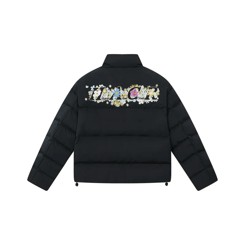 HARSH AND CRUEL Puffer Jacket Unisex Black-0