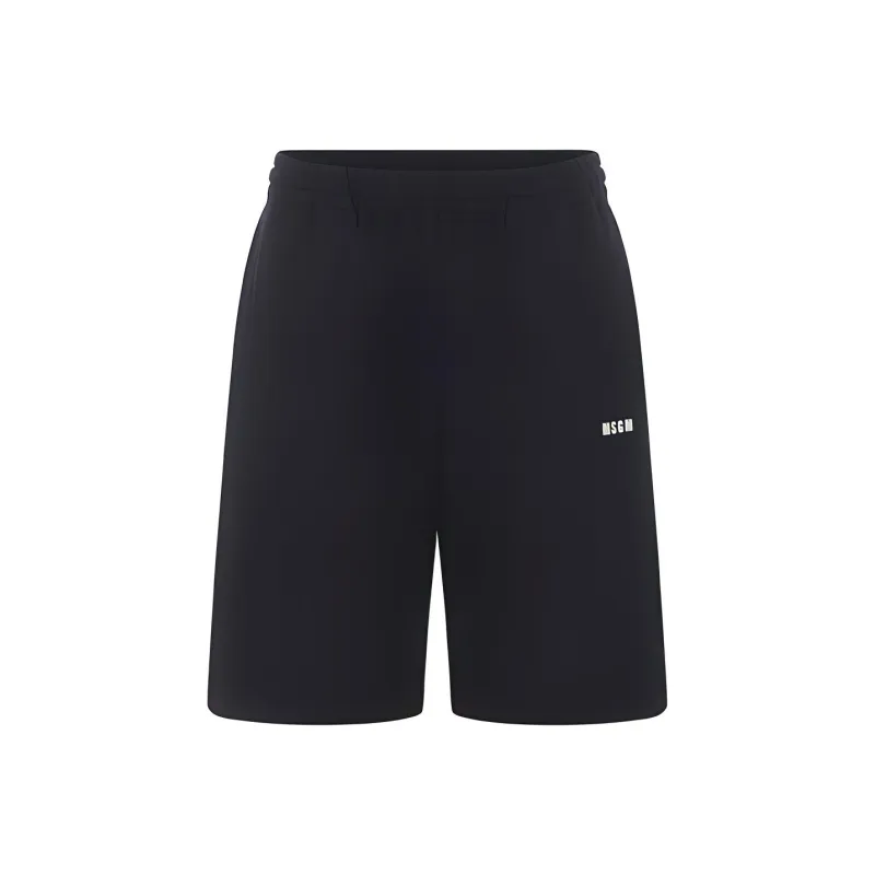 MSGM Sports Shorts Men Black-0