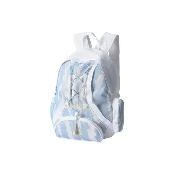 Spare No Pains. Polyester Backpack Unisex Blue