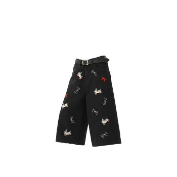 T IRA Capri Denim Shorts Unisex