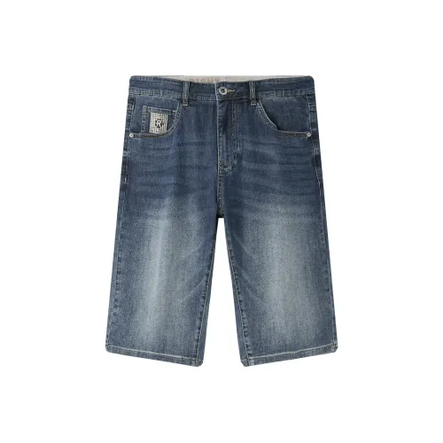 HLA Denim Shorts Men's Blue Gray Ox Transition Color Medium 06