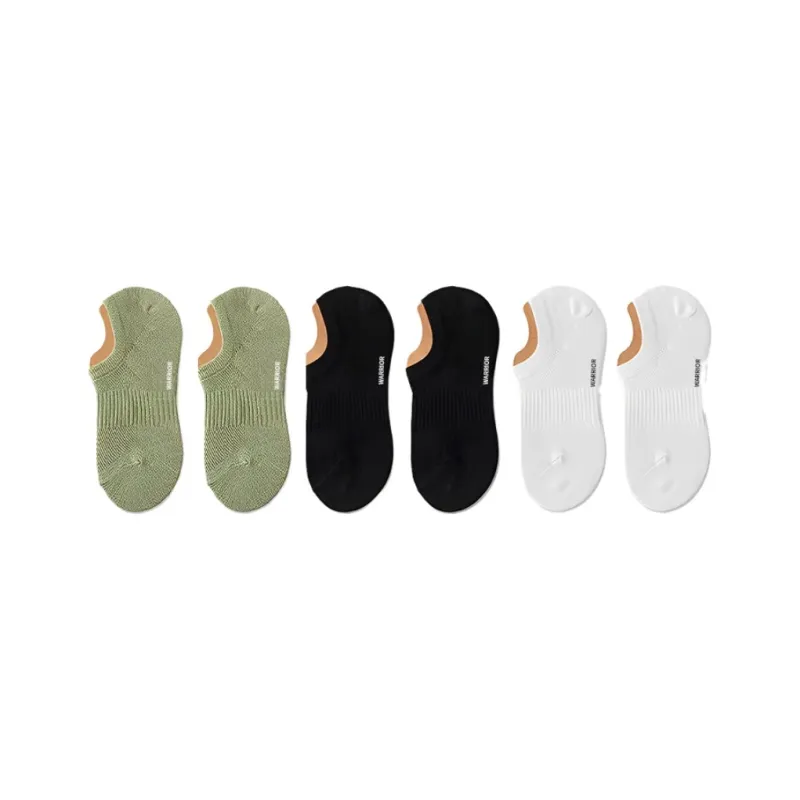 Warrior No Show Socks Unisex 6 Pack-6