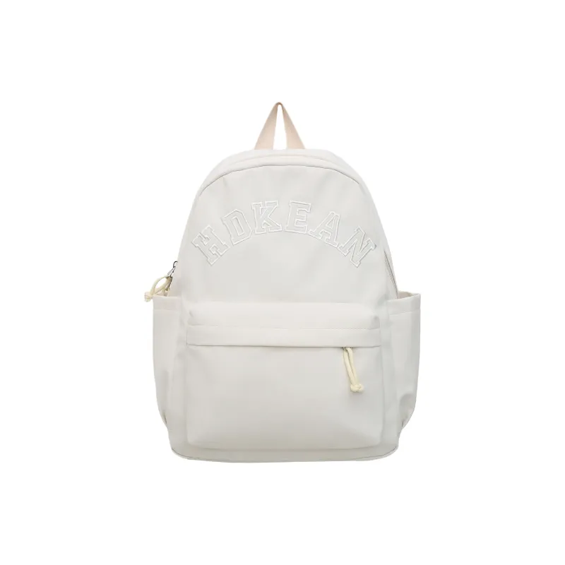 MOK Nylon Backpack Unisex White/Black/Red/Khaki/Brown-0