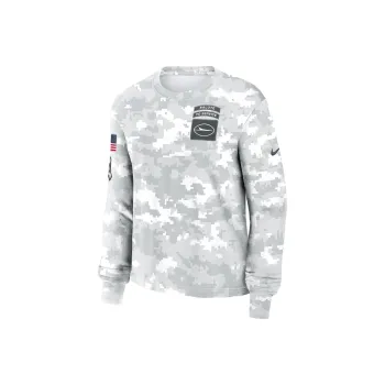 Nike New York Jets Salute To Service Edge Lockup Women's Nike Dri FIT Nfl Long Sleeve T Shirt