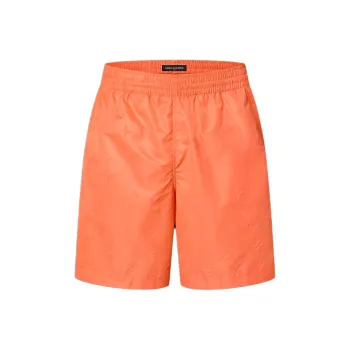 LOUIS VUITTON Monogram Nylon Swim Board Shorts Casual Shorts Men's Orange