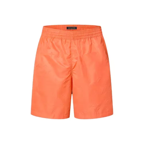 LOUIS VUITTON Monogram Nylon Swim Board Shorts Casual Shorts Men's Orange