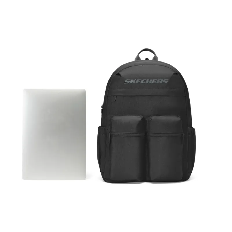 Skechers Fabric Backpack Regular Unisex Carbon Black-4