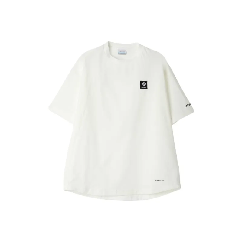 Columbia T Shirts Unisex White-0