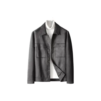 PIERRE CARDIN Leather Jacket Men's