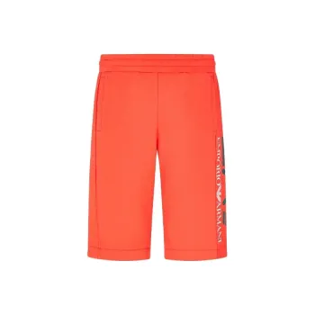 EMPORIO ARMANI EA7 Casual Shorts Men Orange Red