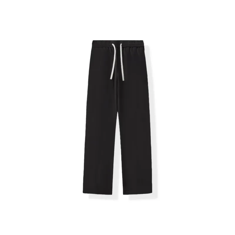 WILD LEADER Casual Pants Unisex Black-0