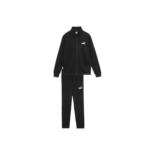 PUMA CLEAN SWEAT SUIT Casual Sportswear Men's Black