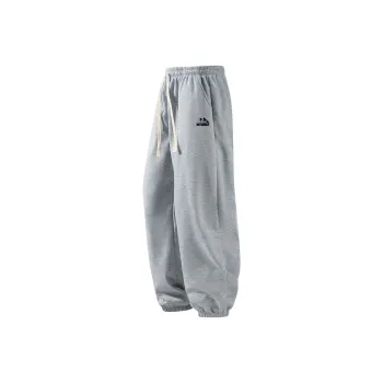 Small Columns Under The Sea Casual Pants Unisex Gray