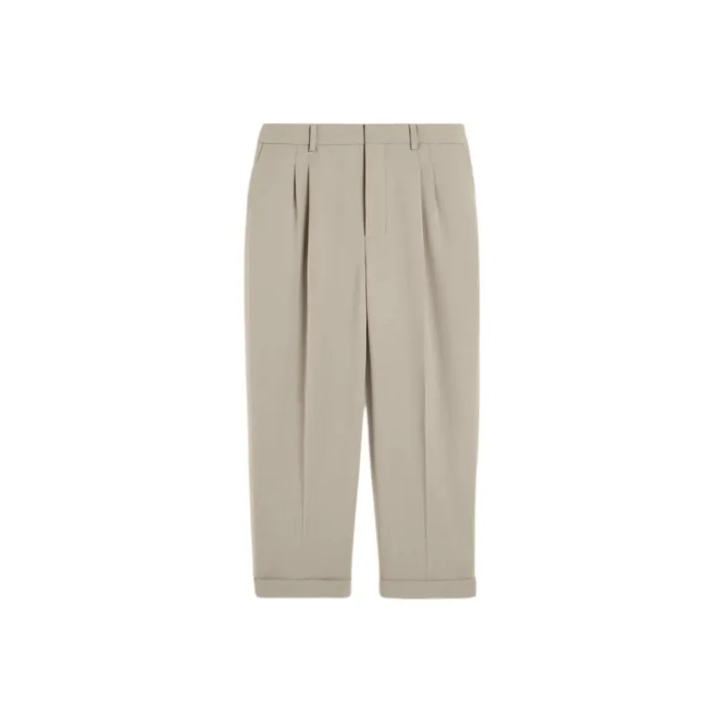 AMIPARIS Paris Pleat Detailed Tapered Trousers-0