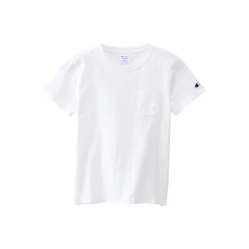 Champion Straight T Shirt Japan Version Women's White