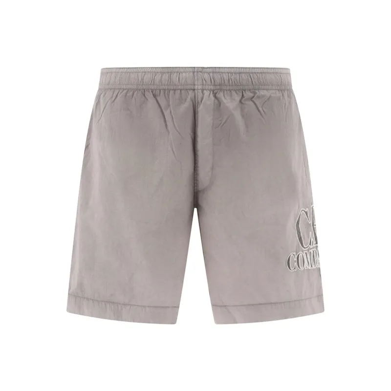 C.P.Company Logo embroidered Swim Shorts-0