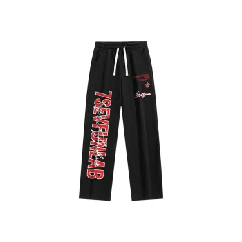 7 SEVFUN Casual Pants Unisex Black