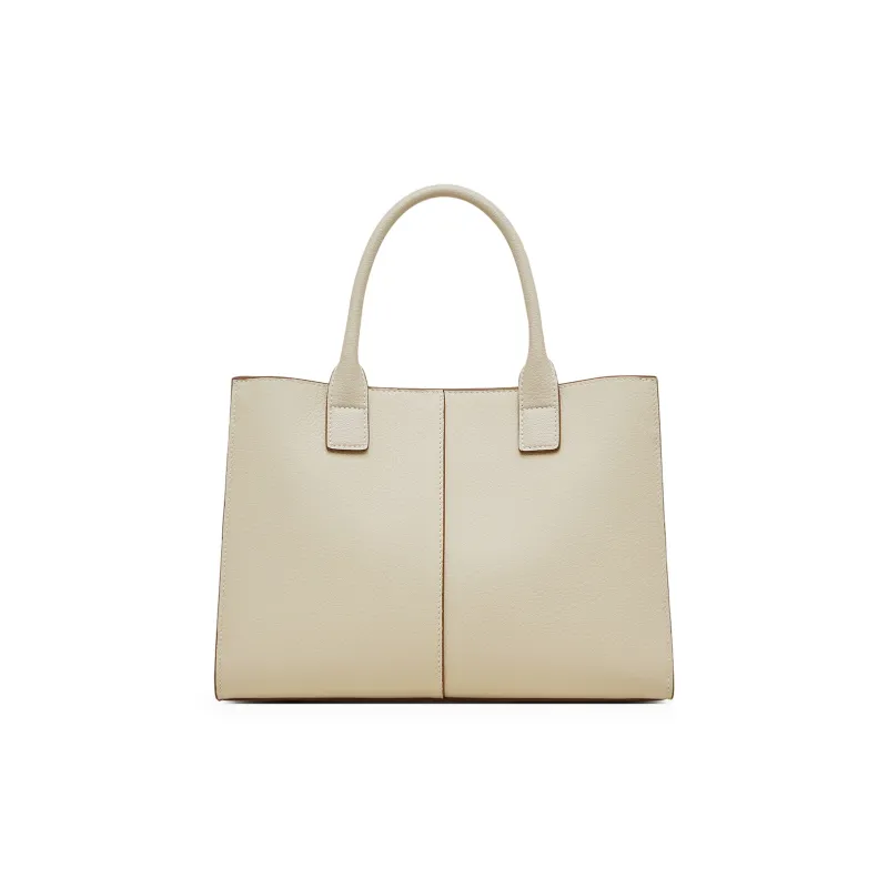 PIERRE CARDIN Split Cow Leather Handbag, Shoulder Bag, Crossbody Bag Regular Women's Blue/Beige/Milk Tea-13