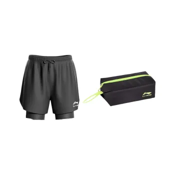 LINING Men's Swimwear Men Swimming Shorts+Swim Bag