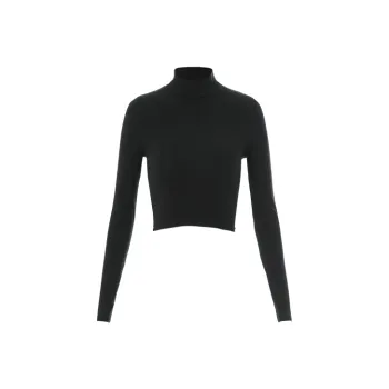 Gyokuu Long-Sleeved T-Shirt Women's Black