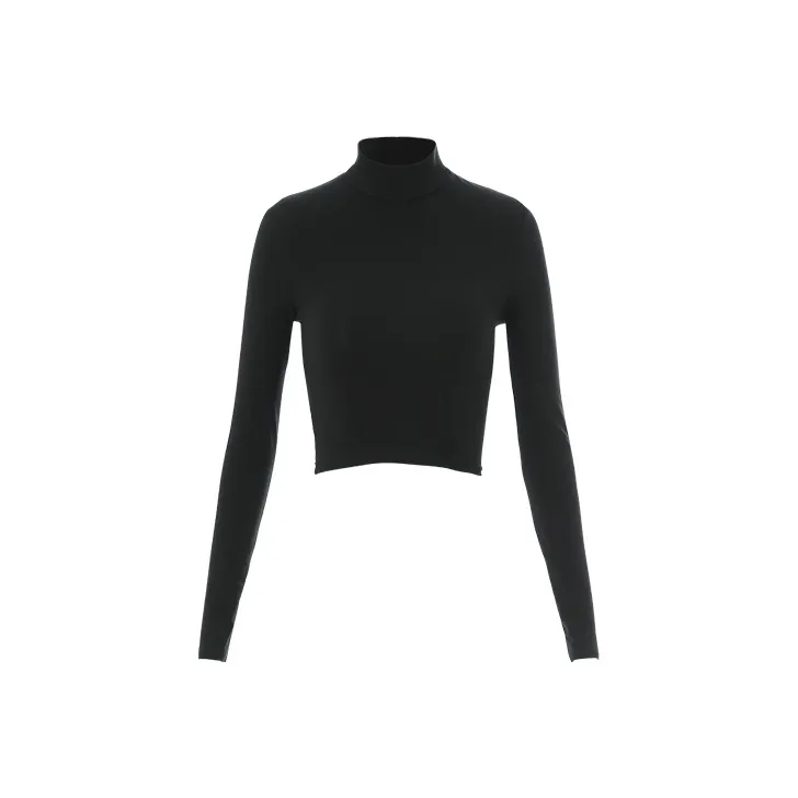 Gyokuu Long-Sleeved T-Shirt Women's Black-0