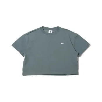 Nike Crop Tops Women's Halberd Leaf Green