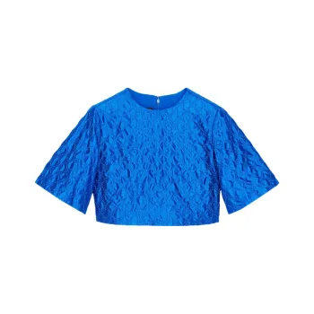 GUCCI Crop Tops Women's Blue