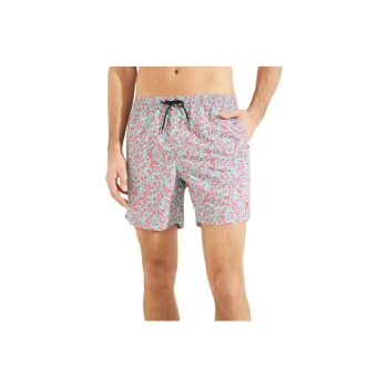 GUESS Abstract Swim Trunks Swimming Shorts Men's Multicolor