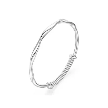 Hui Xuan Charm 999 Fine Silver Bangles Women's