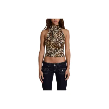 Jaded London Tank Tops Women's Leopard Print