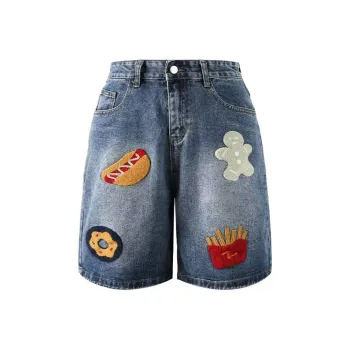 T IRA Denim Shorts Unisex