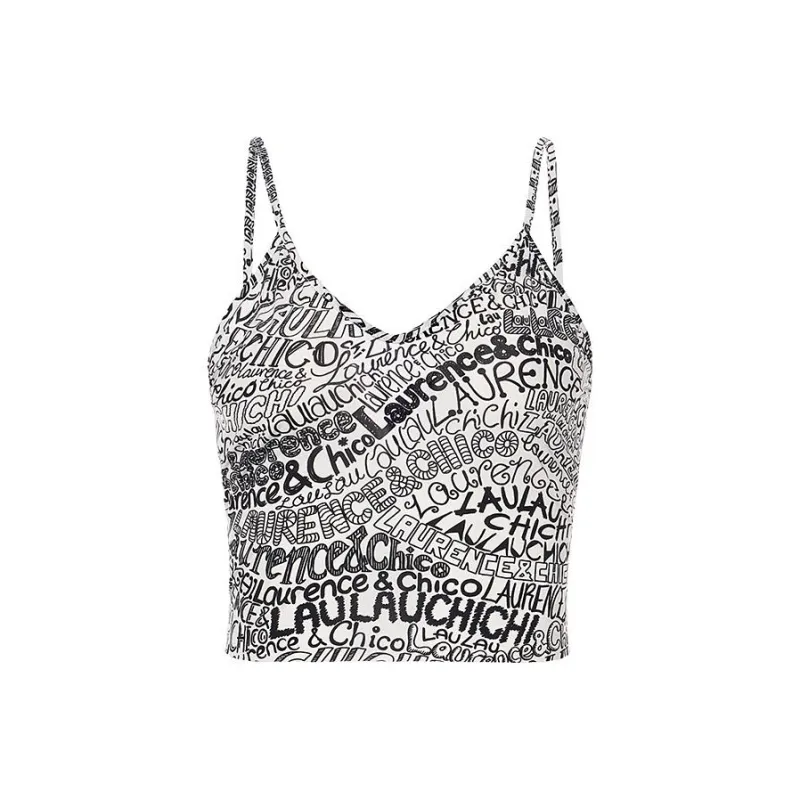 Laurence & Chico Tank Tops Women's Black/White-0