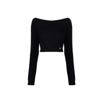 BALMAIN FW21 Slim Fit Sweater Women's Black