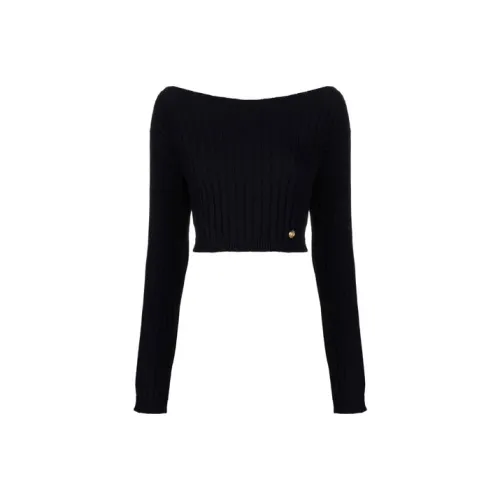 BALMAIN FW21 Slim Fit Sweater Women's Black