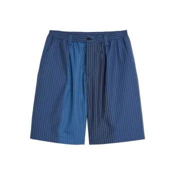 MARNI Loose Fit Stripped Drawstring Bermuda Pant