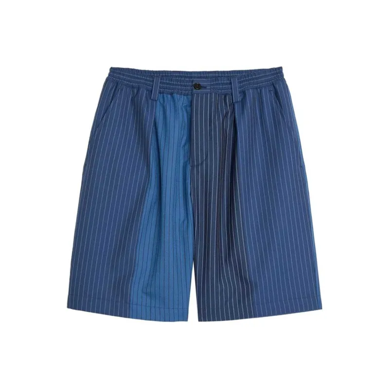 MARNI Loose Fit Stripped Drawstring Bermuda Pant-0