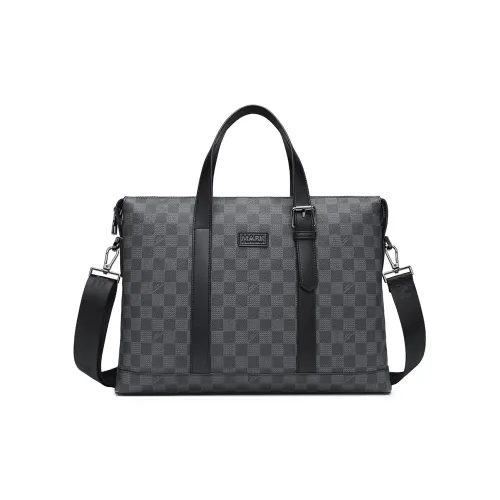 FAIRWHALE PVC Portable Crossbody Bag, Shoulder Bag, Briefcase Regular Men's Black