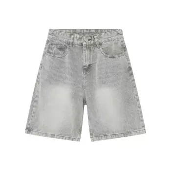 Glona Klio Denim Shorts Unisex Gray