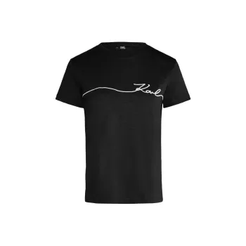 KARL LAGERFELD / Karl Lagerfeld Jeans Signature Organic cotton T shirt