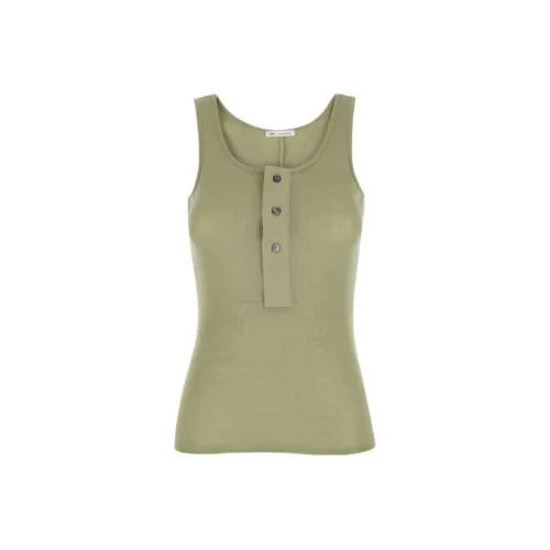 AMIPARIS Sleeveless Button Detailed Tank Top