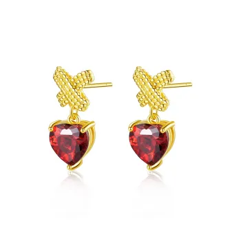 OGDAID S925 Silver Earrings Women's