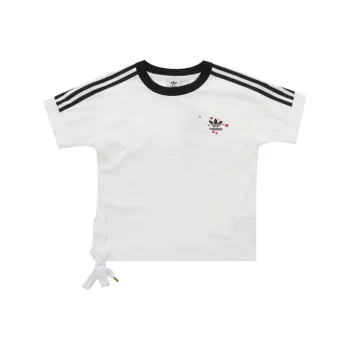 Adidas Originals Drop Shoulder Sleeve T Shirt Women's White