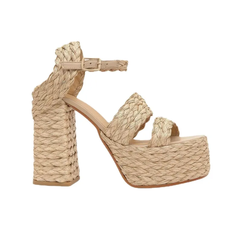 Castañer FRESA One Strap Sandals 13cm Women's Beige-1