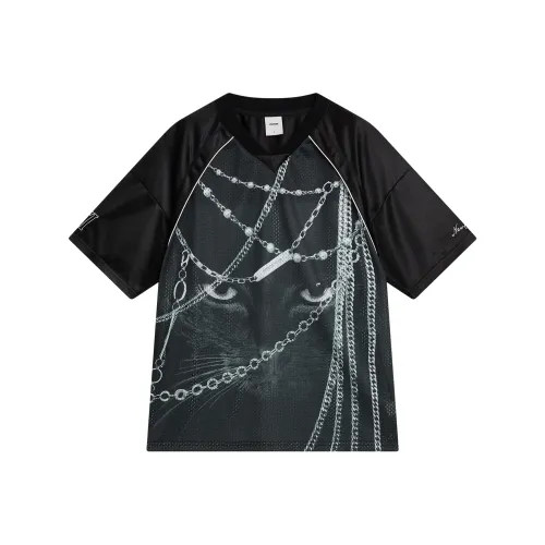 IMXS New Horse Run Collection T Shirt Women's Black Gothic Cat