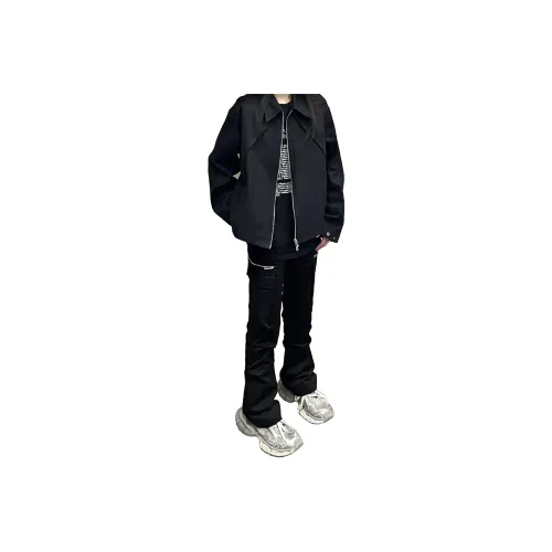 RENBEN American Luxury Streetwear Casual Pants For Summer Unisex Black