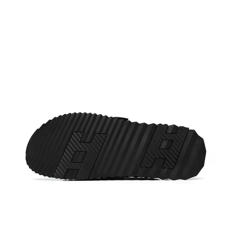 Mulinsen Rubber Sole Slip Resistant Odor Resistant Abrasion Resistant Slide Slippers Men's Black-4