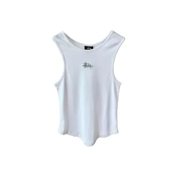 Stussy Tank Tops Women's White