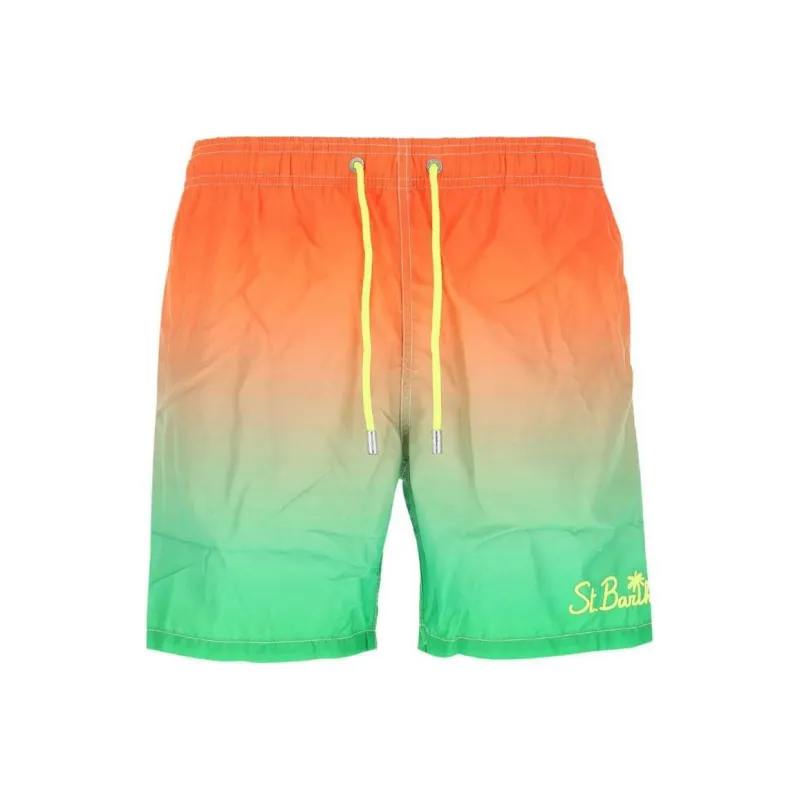 MC2 Saint Barth Kids Gustavia Swim Shorts-0