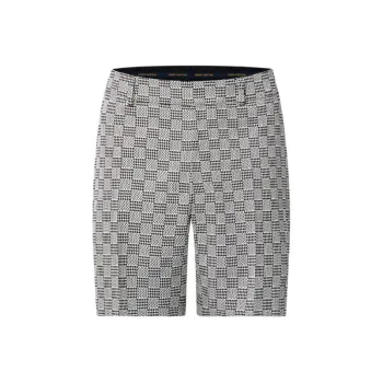 LOUIS VUITTON Damier Hounds Tooth Slim Wool Shorts